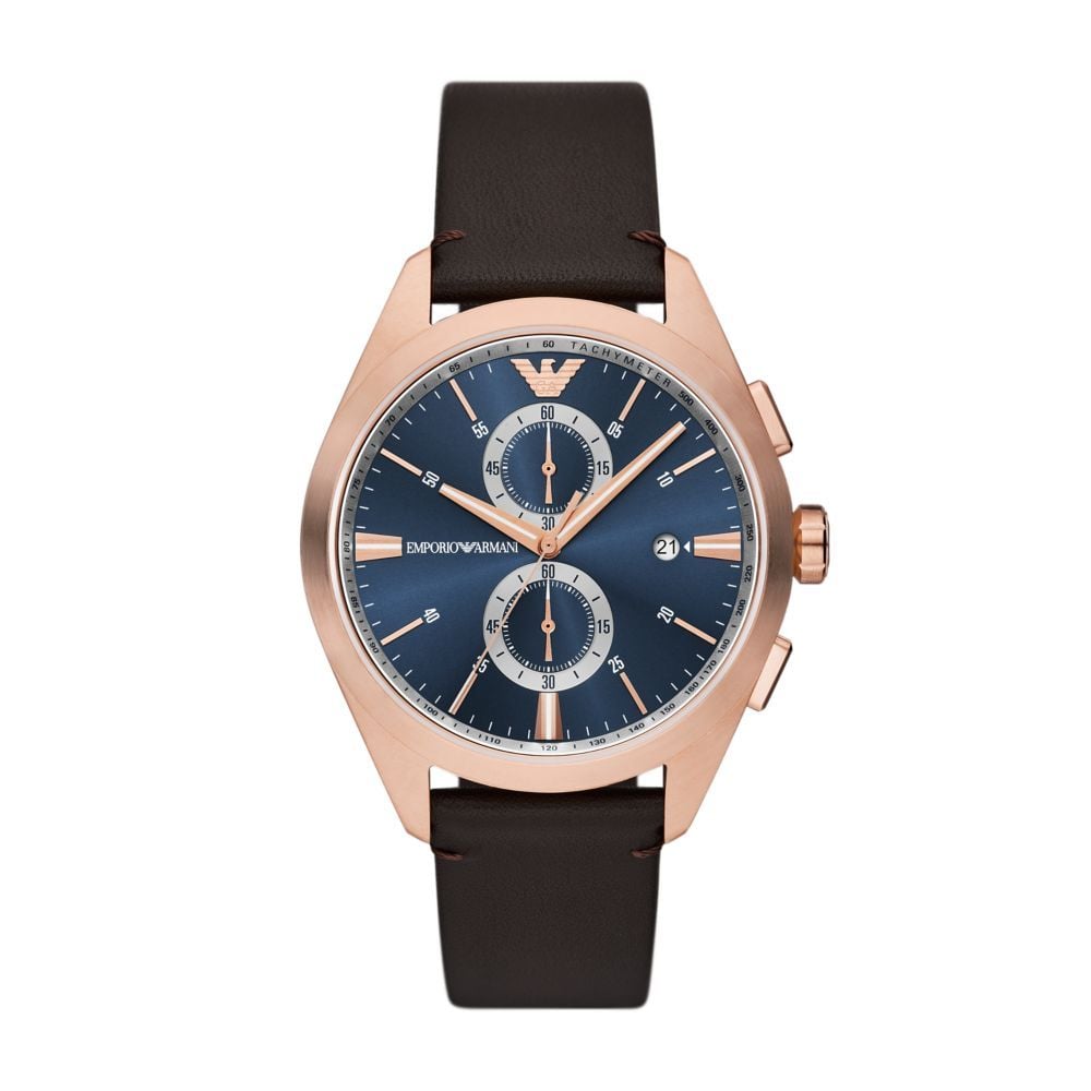 Emporio Armani Men\'s Chronograph, Rose Gold-Tone Stainless Steel Watch -  AR11554 | Watch Republic