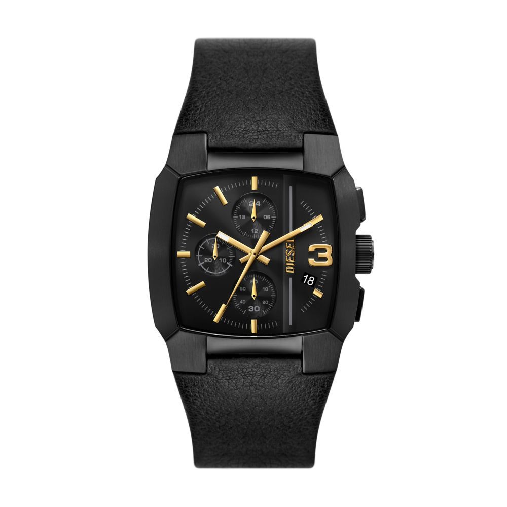 Diesel Men's Cliffhanger Chronograph, Black Stainless Steel Watch - DZ4645  | Watch Republic