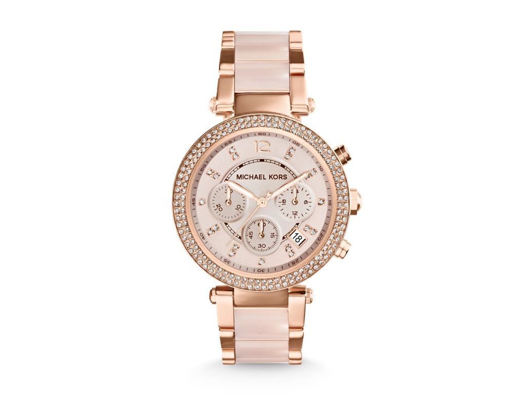 Michael Kors Chronograph Ritz Ladies Watch MK6356 Gold  WatchShopcom