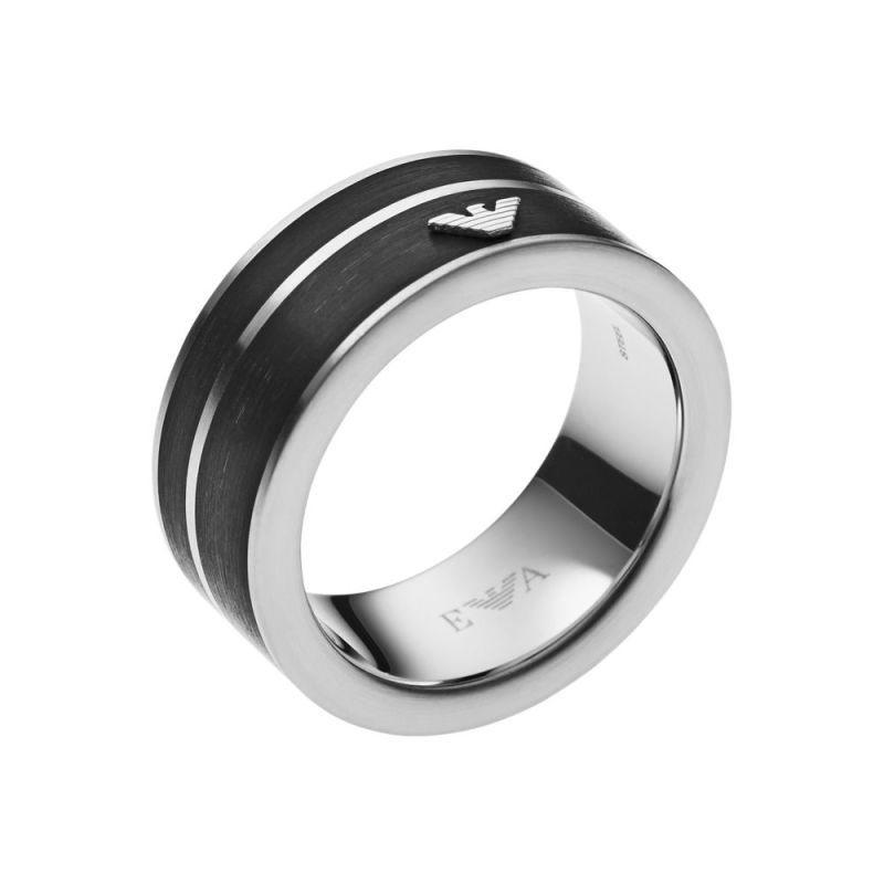 Emporio Armani Men's Stainless Steel Ring - EGS203204020 | Watch Republic