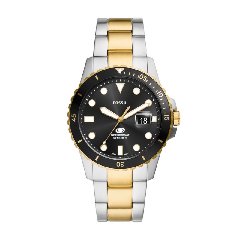 Fossil Men's Fossil Blue Dive Three-Hand Date, Stainless Steel Watch -  FS6031 | Watch Republic