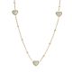 Sutton Classic Valentine Gold-Tone Stainless Steel Heart Chain Necklace - JF03942710