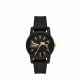 PUMA Ultrafresh Three-Hand Black Silicone Watch - P1064