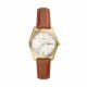 Fossil Women's Scarlette Three-Hand Day-Date, Gold-Tone Stainless Steel Watch - ES5184