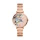 Fossil Women's Jacqueline Three-Hand Date, Rose Gold-Tone Stainless Steel Watch - ES5185