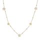 Georgia Vintage Flower White Mother-of-Pearl Station Necklace - jf04015710