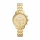 Fossil Women Neutra Chronograph Gold-Tone Stainless Steel Watch - ES5219