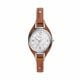 Fossil Women Carlie Three-Hand Brown Eco Leather Watch - ES5214