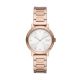 DKNY Soho D Three-Hand Rose Gold-Tone Stainless Steel Watch - NY6622