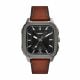 Fossil Inscription Three-Hand Date Amber Eco Leather Watch - FS5934