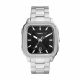 Fossil Inscription Three-Hand Date Stainless Steel Watch - FS5933