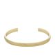 Harlow Linear Texture Gold-Tone Stainless Steel Bangle Bracelet - JF04117710