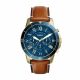 Fossil Men's Grant Sport Gold Round Leather Watch - FS5268