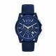 Armani Exchange Men's Chronograph, Blue-Tone Stainless Steel Watch - AX1327