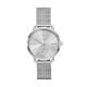 Michael Kors Women's Portia Silver Round Stainless Steel Watch - MK3843