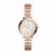 Fossil Women's Jacqueline Small Rose Gold Round Stainless Steel Watch - ES3799