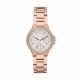 Michael Kors Watches Women's Camille Rose Gold Round Stainless Steel Watch - MK6845