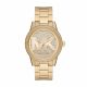 Michael Kors Watches Women's Ritz Gold Round Stainless Steel Watch - MK6862