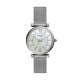 Fossil Women's Carlie Silver Round Stainless Steel Watch - ES4919