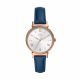 Fossil Women's Daisy 3 Hand Blue Leather  Watch - ES4862