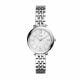 Fossil Women's Jacqueline Small Silver Stainless Steel Round Watch - ES3797