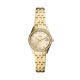 Fossil Women's Scarlette Micro Three-Hand Date Gold-Tone Stainless Steel Watch -  ES5037