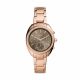 Fossil Women's Vale Chronograph Rose Gold-Tone Stainless Steel Watch - BQ3659