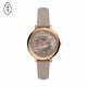 Fossil Women's Jacqueline Solar-Powered Gray Leather Watch - ES5091