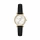 Fossil Women's Carlie Three-Hand Black Eco Leather Watch - ES5127
