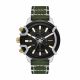 Diesel Griffed Chronograph Green Leather Watch - DZ4585