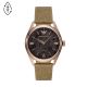 Emporio Armani Solar-Powered 3Hand, Antique Bronze-Tone Recycled Stainless Steel Watch - AR11396