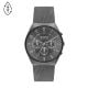 Skagen Men's Grenen Chronograph, Charcoal-Tone At Least 50% Recycled Stainless Steel Watch - SKW6821