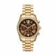 Michael Kors Lexington Lux Chronograph Gold-Tone Stainless Steel Watch - MK7276