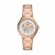 Fossil Women's Eevie Automatic, Rose Gold-Tone Stainless Steel Watch - BQ3781