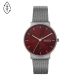 Skagen Men's Ancher Three-Hand Date, Gray At Least 50% Recycled Stainless Steel Watch - SKW6858