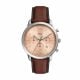 Fossil Men's Neutra Chronograph Medium Brown Eco Leather Watch - FS5982