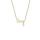 Fossil Women's Sadie Love Notes Two-Tone Stainless Steel Station Necklace - JF04363998