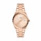 Fossil Women's Scarlette Three-Hand Date Rose Gold-Tone Stainless Steel Watch - ES5258