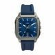 Fossil Men's Inscription Three-Hand Date Navy Silicone Watch - FS5979