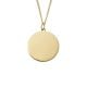 Fossil Women's Drew Gold-Tone Stainless Steel Pendant Necklace -  JF04385710