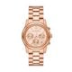Michael Kors Runway Chronograph Rose Gold-Tone Stainless Steel Watch - MK7324