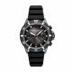 Emporio Armani Chronograph Black Silicone Watch - AR11515