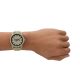 Armani Exchange Three-Hand Light Brown Silicone Watch - AX2528