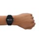 Armani Exchange Three-Hand Blue Silicone Watch - AX2529