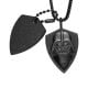 Fossil Men's Star Wars™ Darth Vader™ Black Stainless Steel Dog Tag Necklace -  JF04483001