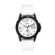 Fossil Men's Blue Three-Hand Date White Silicone Watch - FS5999