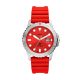 Fossil Men's Blue Three-Hand Date Red Silicone Watch - FS5997