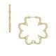 Fossil Women's Golden Sun Gold-Tone Stainless Steel Hoop Earrings -  JF04484710
