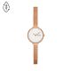 Skagen Women's Gitte Lille Two-Hand, Rose Gold-Tone At Least 50% Recycled Stainless Steel - SKW3043
