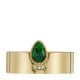 Fossil Sadie Festive Shine Bright Green Crystal Band Ring - JF0416671018